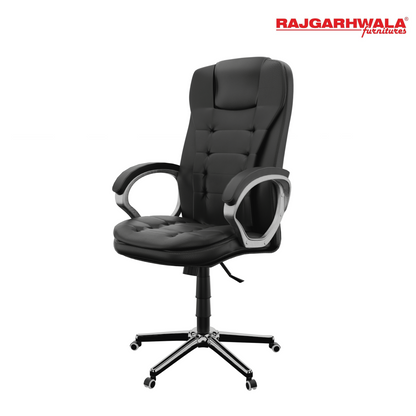 Rakkahf CH018 Preminum Leatherate Revolving  Chair for Boss