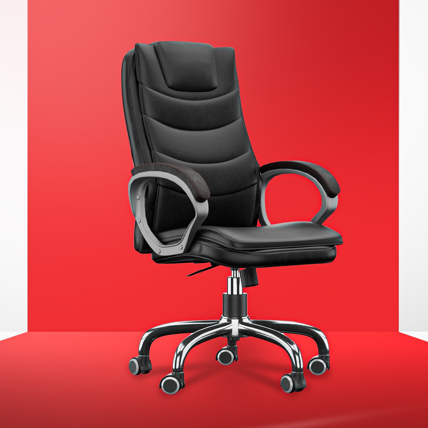 Rajgarhwala Premium Leatherette Revolving Chair
