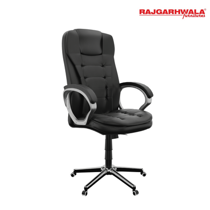 Rakkahf CH018 Preminum Leatherate Revolving  Chair for Boss