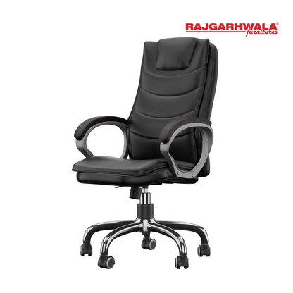 Rakkahf CH016 Preminum Leatherate Revolving  Chair for Boss