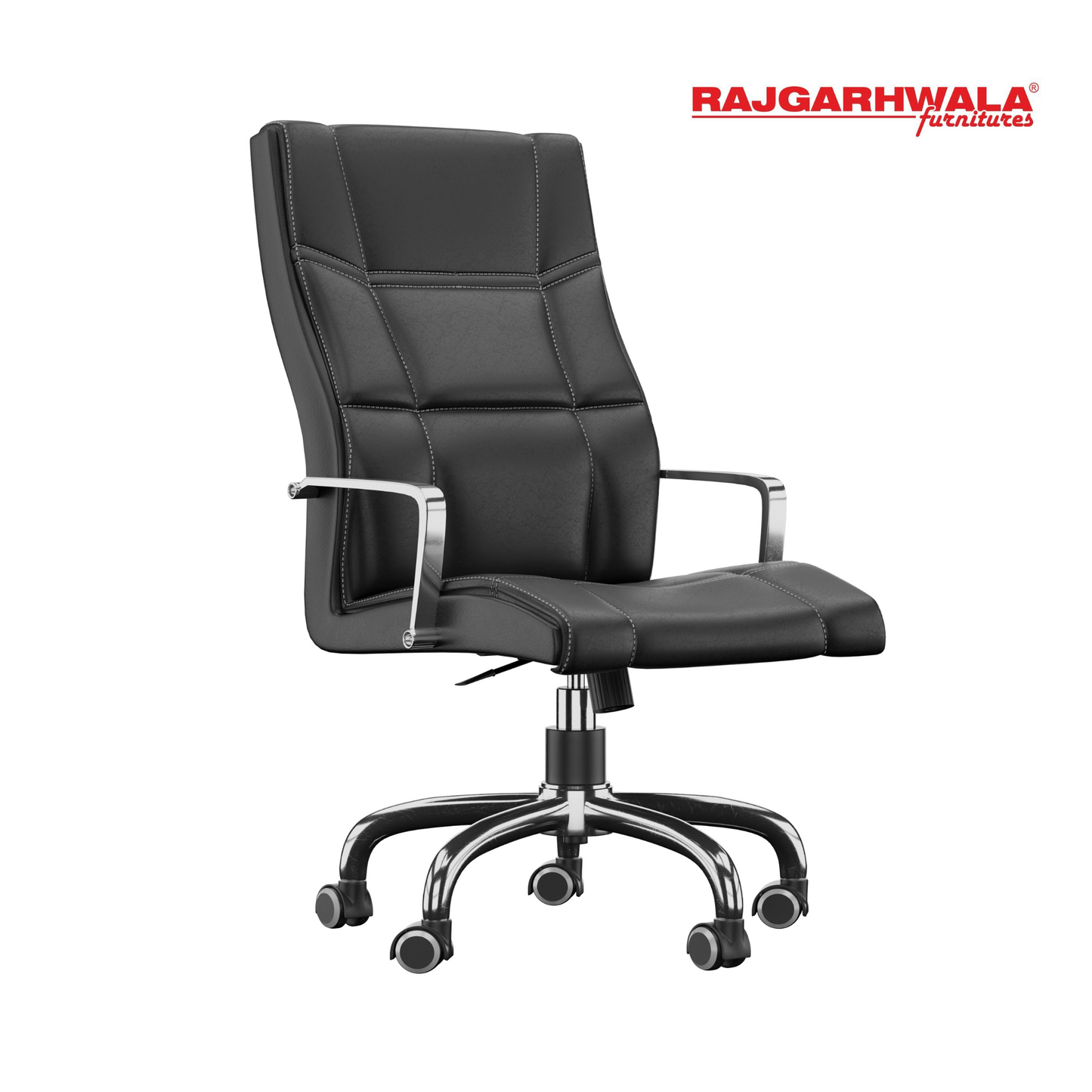 Rakkahf CH013 Preminum Leatherate Revolving Chair for Boss