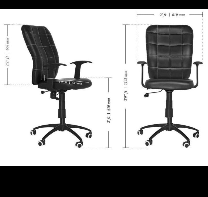 Rakkahf CH010 Executive Office & Home Computer Revolving Chair