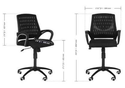 Rakkahf CH006 Executive Office Revolving Chair Leatherate