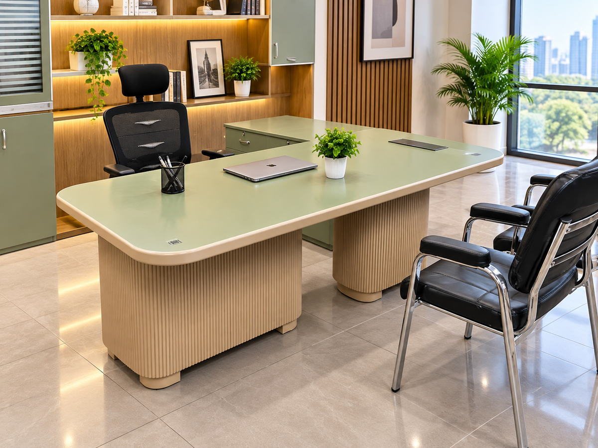 Sage Green Executive Office Haven